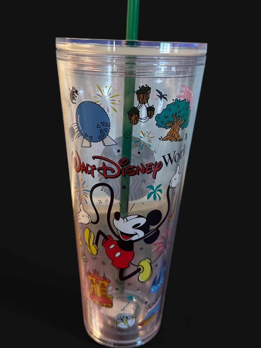 USED ONCE Starbucks Disney Tumbler